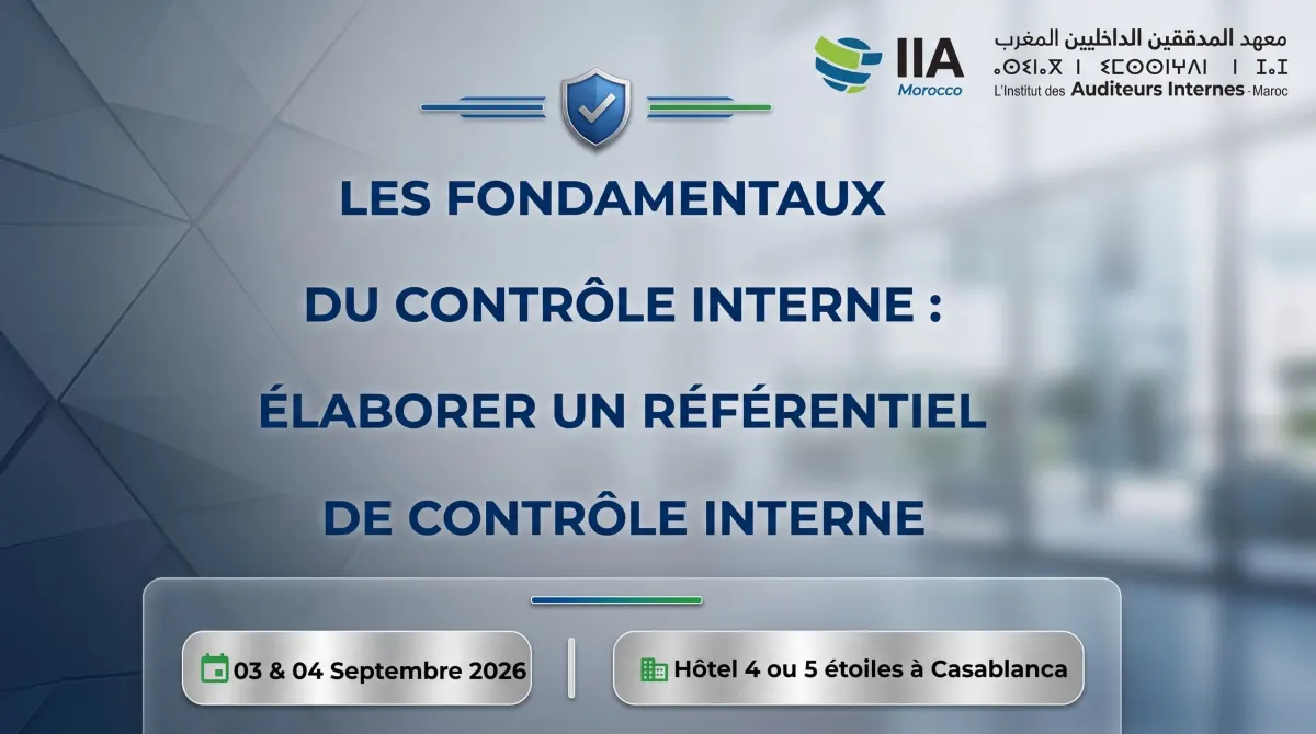 Les fondamentaux du contrôle interne — IIA Maroc