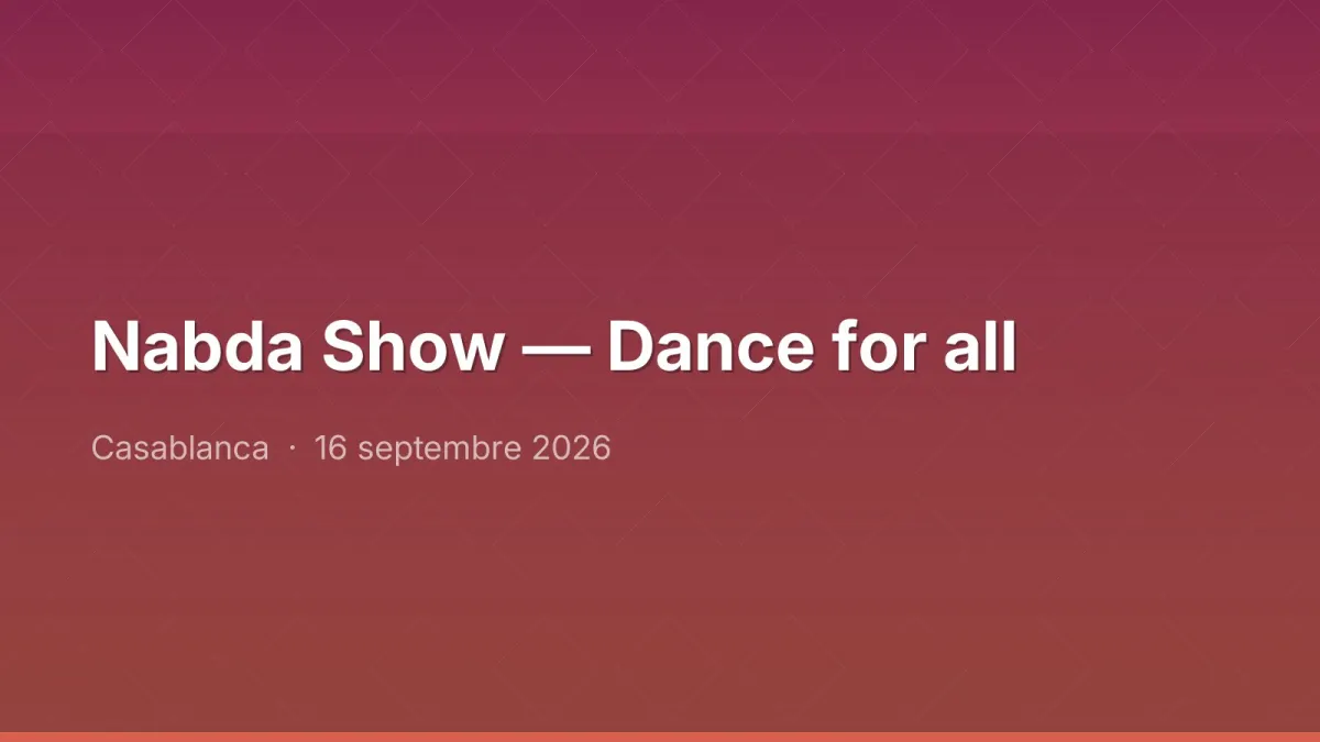 Nabda Show — Dance for all