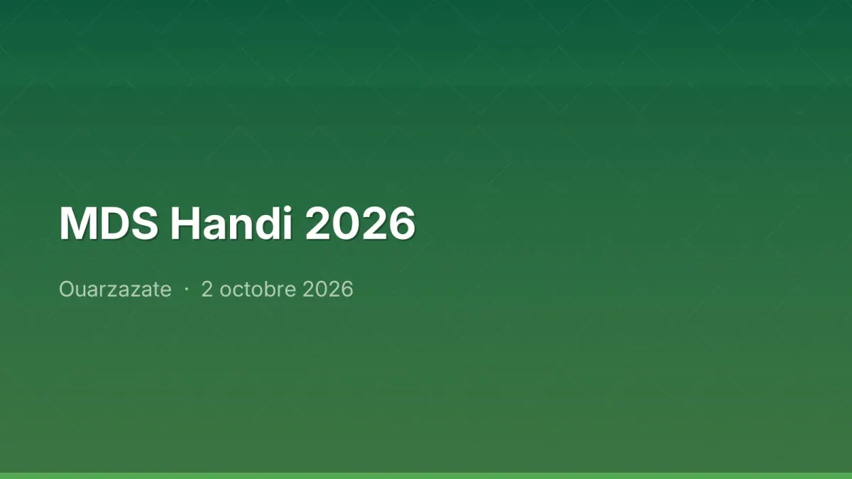 MDS Handi 2026