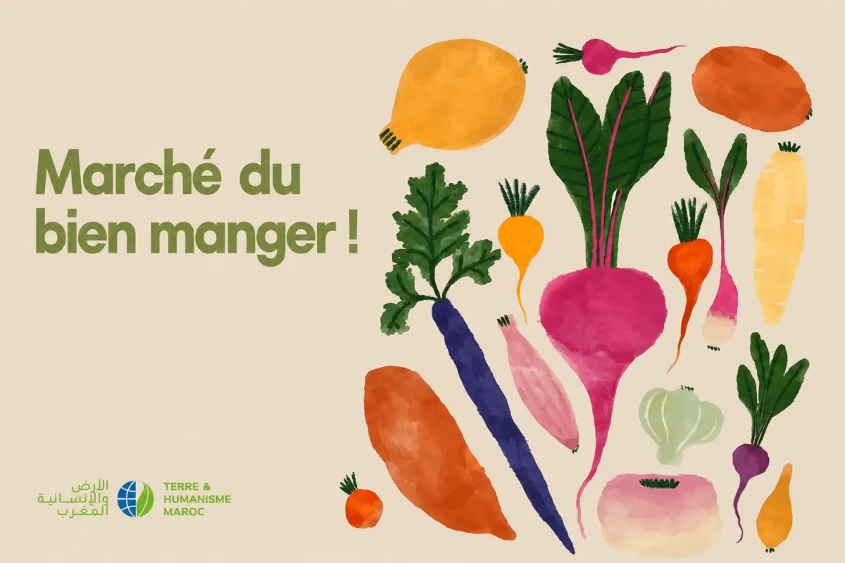 Marché du bien manger à l'Institut français de Marrakech