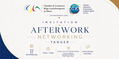 Afterwork Networking Tanger — CCBLM et Club des Opérateurs Économiques Agréés