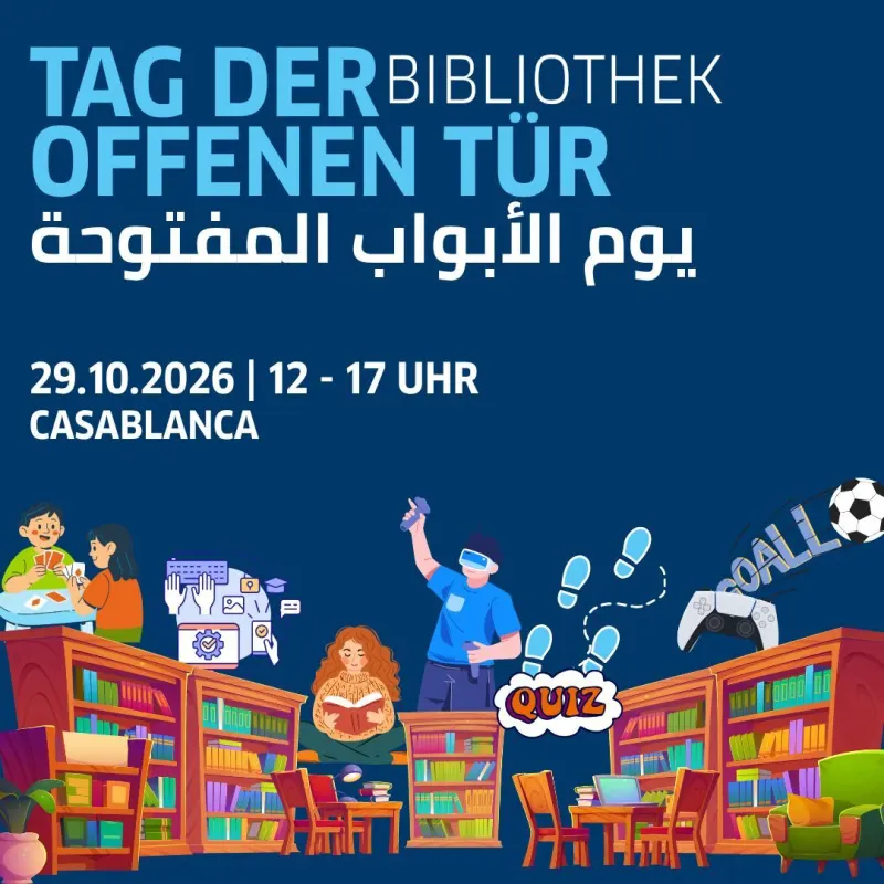 Journée portes ouvertes de la bibliothèque — Goethe-Institut Casablanca